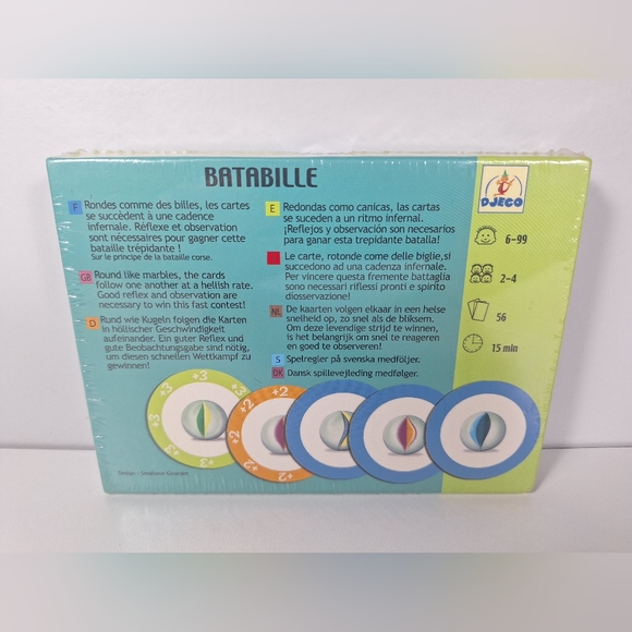 Batabille Jeu de bataille et de rapidite DJECO NEW - Picture 2 of 15